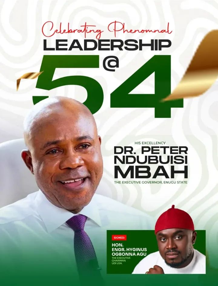 Hyginus Agu Salutes Gov. Peter Mbah At 54