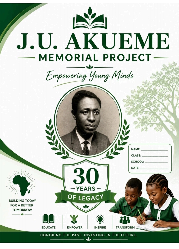 The Late Engr. J. U. Akueme Family Releases List of Bursary Beneficiaries from St. Joseph Nursery and Primary School, Ukana